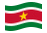 Suriname-Bandeira ondulante