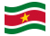 Suriname-Bandeira ondulante