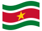 Bandeira animada Suriname