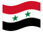 Bandeira animada Síria