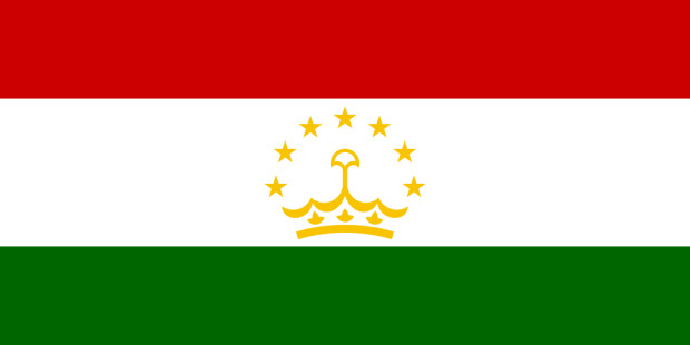 Bandeira Tajiquistão