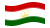 Tajiquistão-Bandeira ondulante
