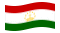 Tajiquistão-Bandeira ondulante