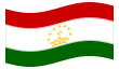 Bandeira animada Tajiquistão