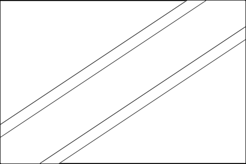 Contorno da bandeira de Tanzânia para colorir
