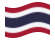 Tailândia-Bandeira ondulante