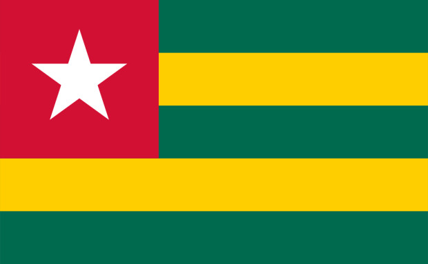 Bandeira Togo, Bandeira Togo