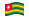 Togo-Bandeira ondulante