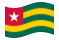 Togo-Bandeira ondulante