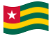 Togo-Bandeira ondulante