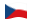República Checa-Bandeira ondulante