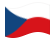 República Checa-Bandeira ondulante