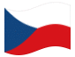 Bandeira animada República Checa