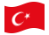 Turquia-Bandeira ondulante