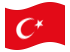 Turquia-Bandeira ondulante