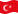 Turquia-Bandeira ondulante estática