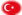 Turquia-Bandeira em vinheta oval