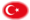 Turquia-Bandeira em vinheta oval