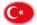 Turquia-Bandeira em vinheta oval