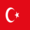 Turquia-Bandeira quadrada