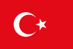 Turquia-Bandeira retangular