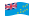 Tuvalu-Bandeira ondulante