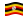Uganda-Bandeira ondulante