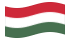 Hungria-Bandeira ondulante