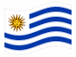 Bandeira animada Uruguai