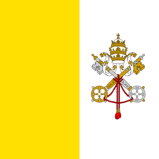 Bandeira Cidade do Vaticano / Estado da Cidade do Vaticano, Bandeira Cidade do Vaticano / Estado da Cidade do Vaticano
