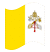Cidade do Vaticano / Estado da Cidade do Vaticano-Bandeira ondulante