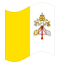 Bandeira animada Cidade do Vaticano / Estado da Cidade do Vaticano