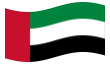 Bandeira animada Emirados Árabes Unidos