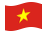 Vietname-Bandeira ondulante