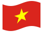 Bandeira animada Vietname