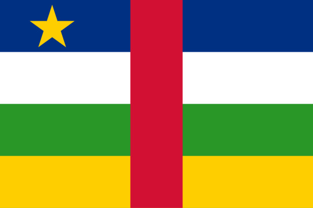 Bandeira República Centro-Africana