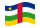 República Centro-Africana-Bandeira ondulante
