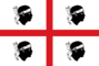 Gráficos de bandeira Sardenha