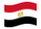 Egipto-Bandeira ondulante