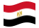 Egipto-Bandeira ondulante