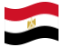 Egipto-Bandeira ondulante