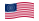 EUA 38 estrelas (1877 - 1890)-Bandeira ondulante