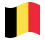 Bélgica-Bandeira ondulante