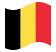 Bélgica-Bandeira ondulante