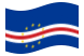 Cabo Verde-Bandeira ondulante