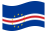 Cabo Verde-Bandeira ondulante
