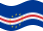 Cabo Verde-Bandeira ondulante estática