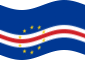 Cabo Verde-Bandeira ondulante estática