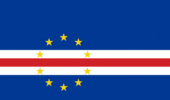 Cabo Verde-Bandeira retangular