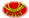 Deutsche Bundespost (bandeira de serviço de 1950 a 1994)-Bandeira em vinheta oval
